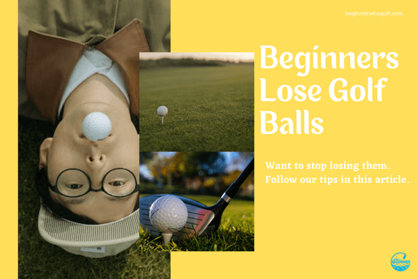 How many golf balls do beginners lose 3 1