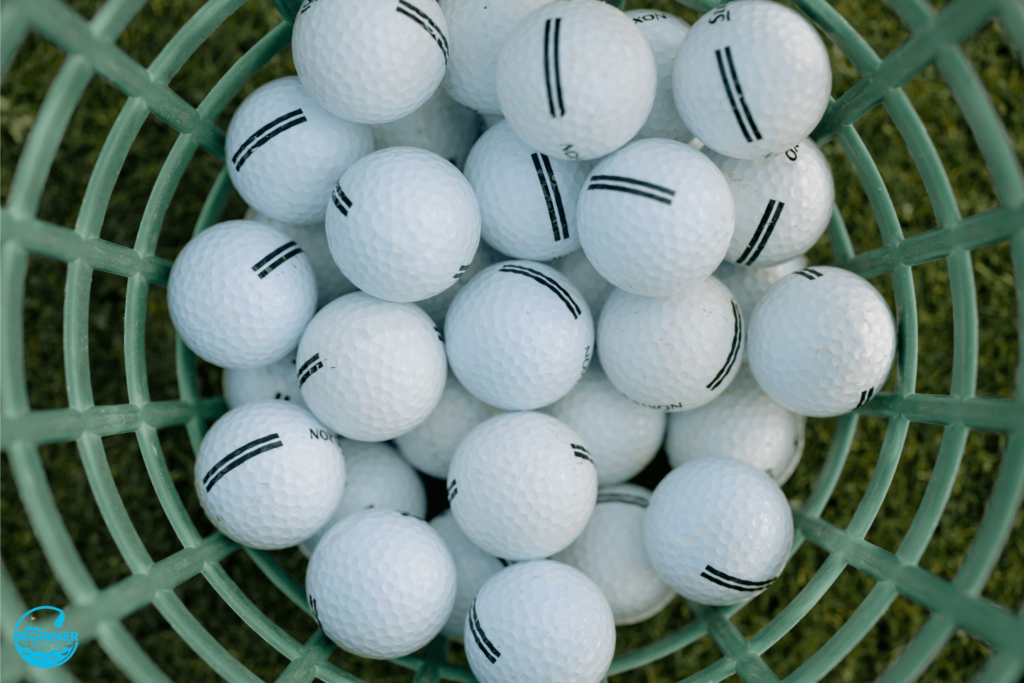 Some Golf Balls By Beginner Who Golf