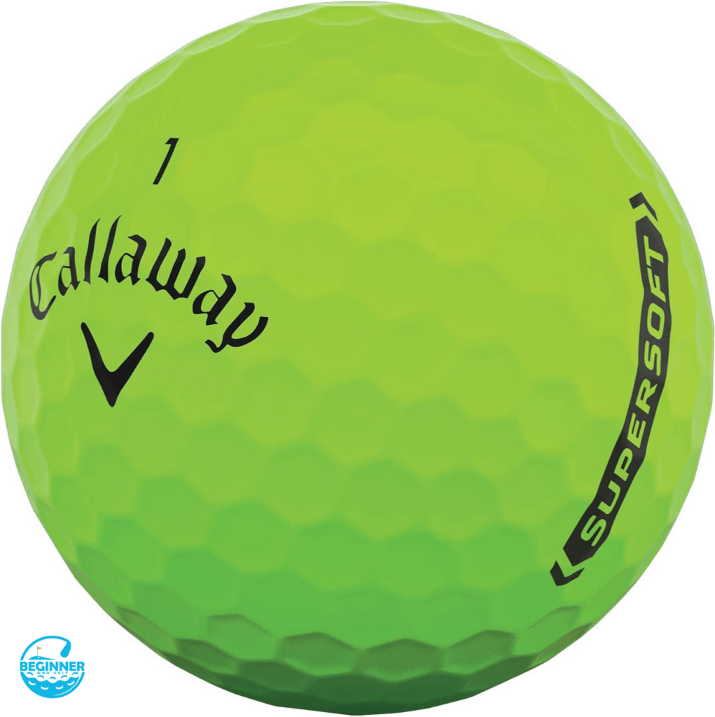 A Callaway supersoft golf ball review by beginner who golf.