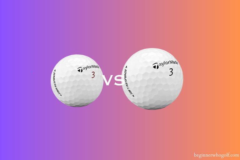 Taylormade Soft Response Vs Tour Response Golf Balls